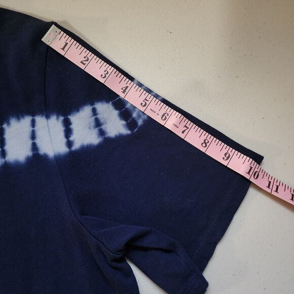 The Drop T-Shirt Dress Womens Small Blue Tie-Dye Beach Cover Up Crew Neck - Picture 8 of 10
